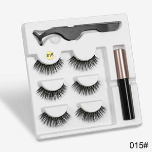 SEXYSHEEP Magnetic Eyelashes Eyeliner Eyelash Curler Set5 Magnet Natural Long Magnetic False Eyelashes With Magnetic Eyeliner